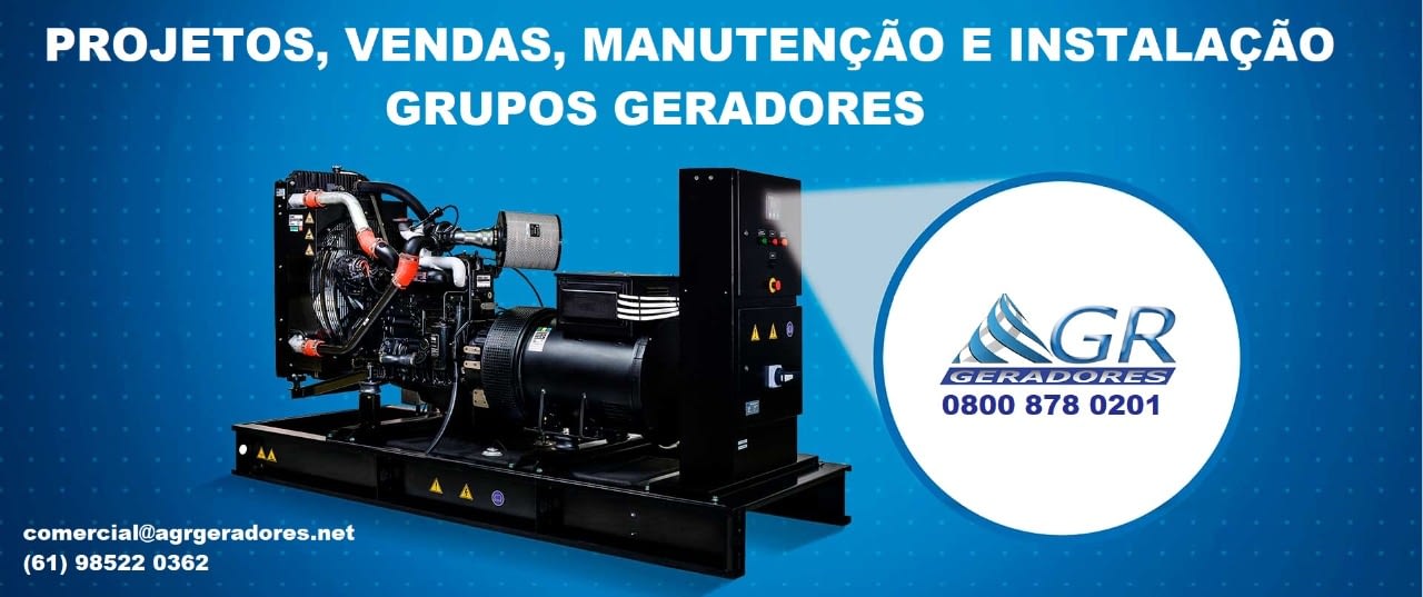 geradores projetos, manutenção